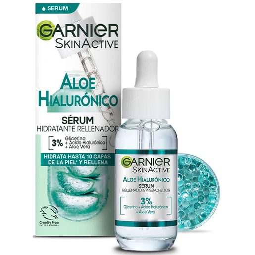 GARNIER Sérum Skin Active Aloe Hialurónico 30 ml