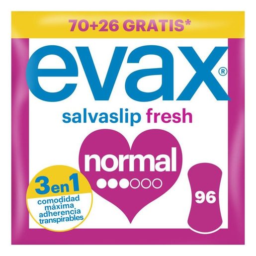 EVAX Pensos Higiénicos Salva Silp Normal 70+26 un