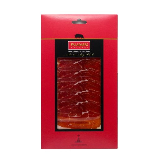 PALADARES ALENTEJANOS Presunto Fatiado de Porco Preto 80 g PALADARES ALENTEJANOS Presunto Fatiado de Porco Preto 80 g