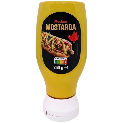 AUCHAN Mostarda Top Down 250 g