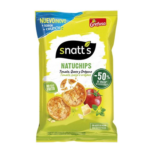 NATUCHIPS Tomate, Queijo e Oregãos 65 g