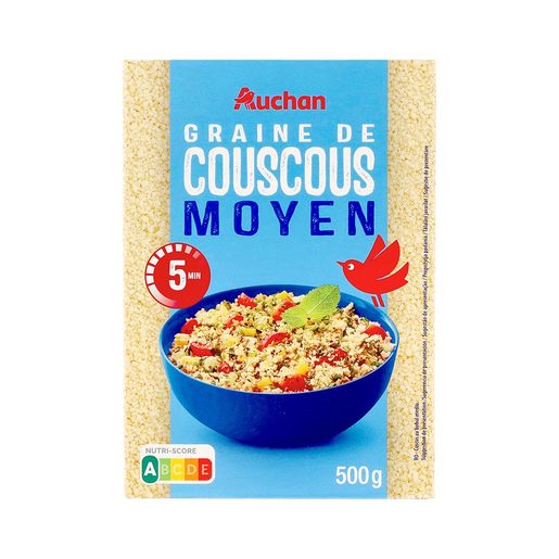 AUCHAN Couscous Grãos Finos 500 g