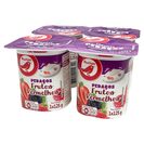 AUCHAN Iogurte Pedaços Frutos Vermelhos 4x125 g AUCHAN Iogurte Pedaços Frutos Vermelhos 4x125 g